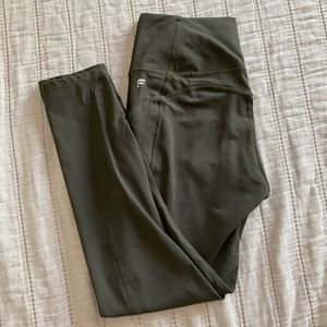 Fabletics Pureluxe Green Capri Leggings